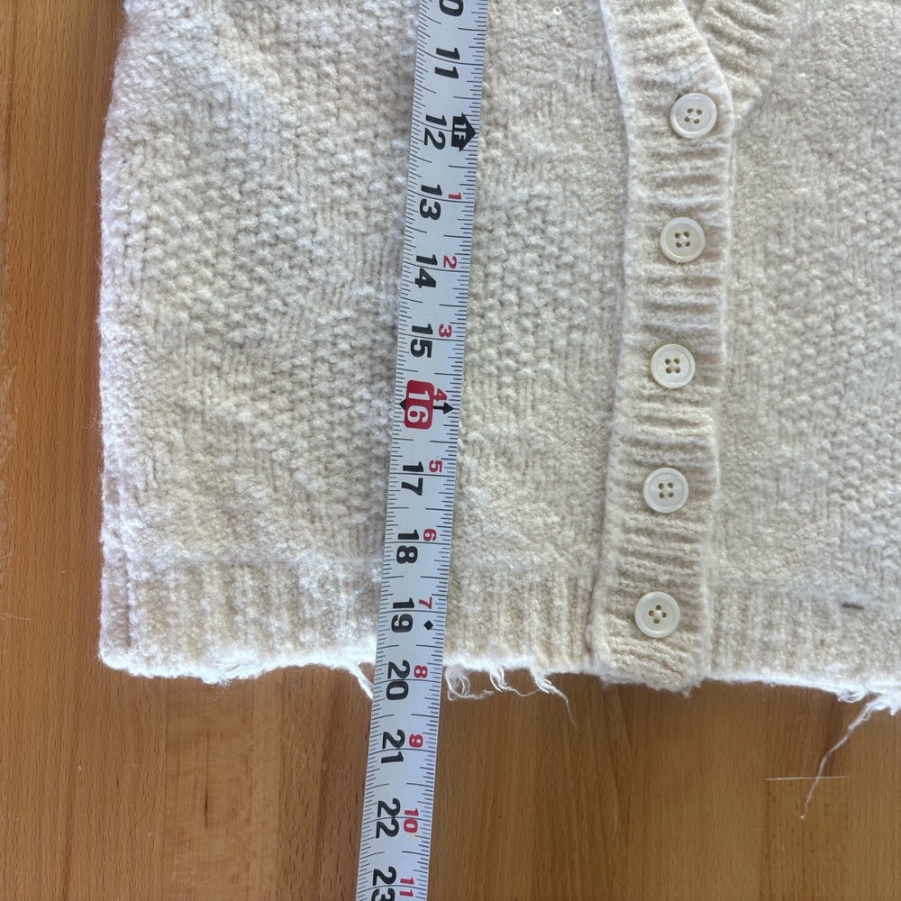 Zadig & Voltaire Karry Sleeveless Sequin Knit Cardigan Sweater XS small cream - Picture 12 of 12